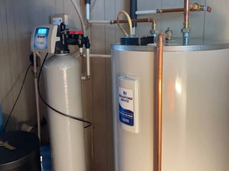 Water softener system installed in a Wildomar, CA home